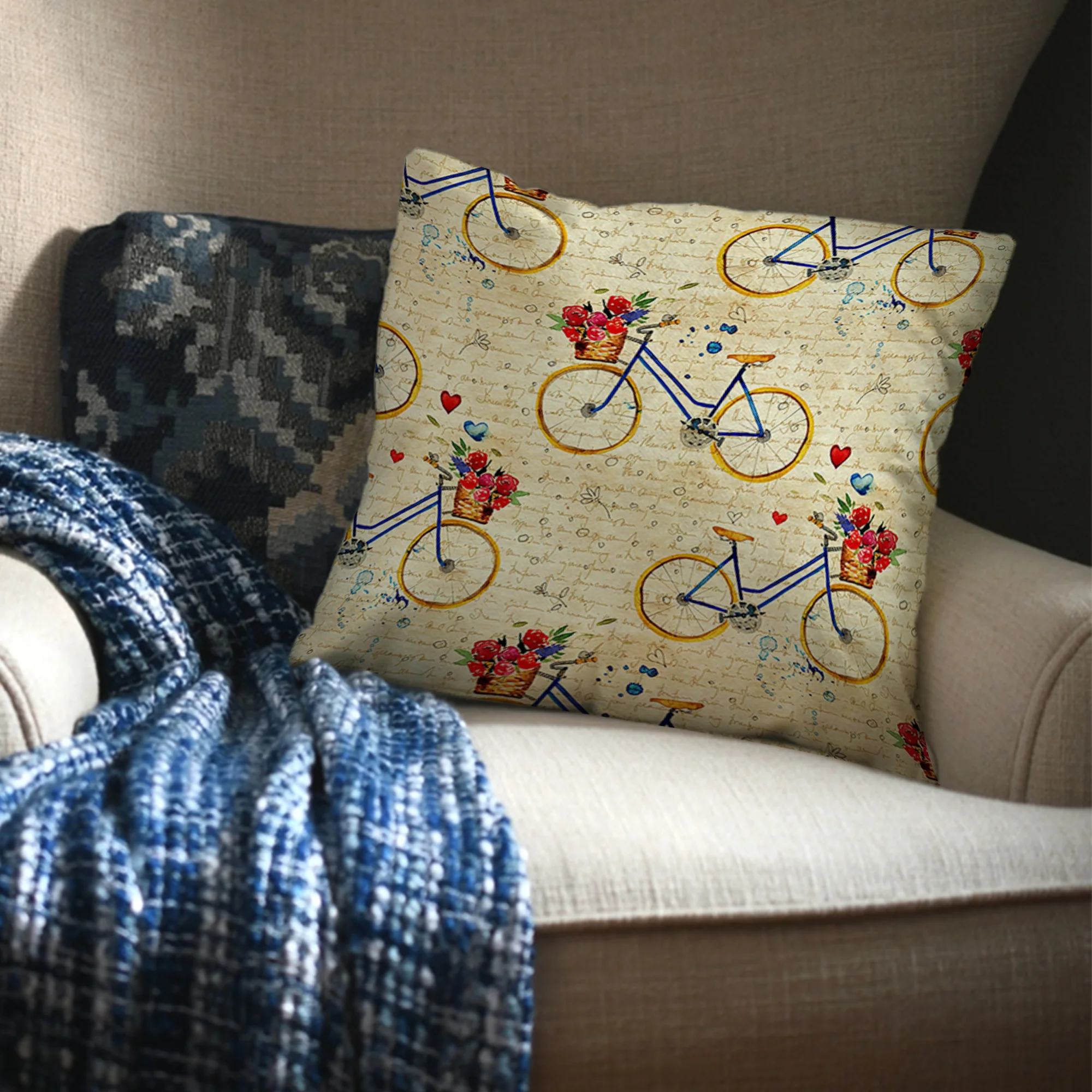 Outdoor Fabric Print Pillow 07