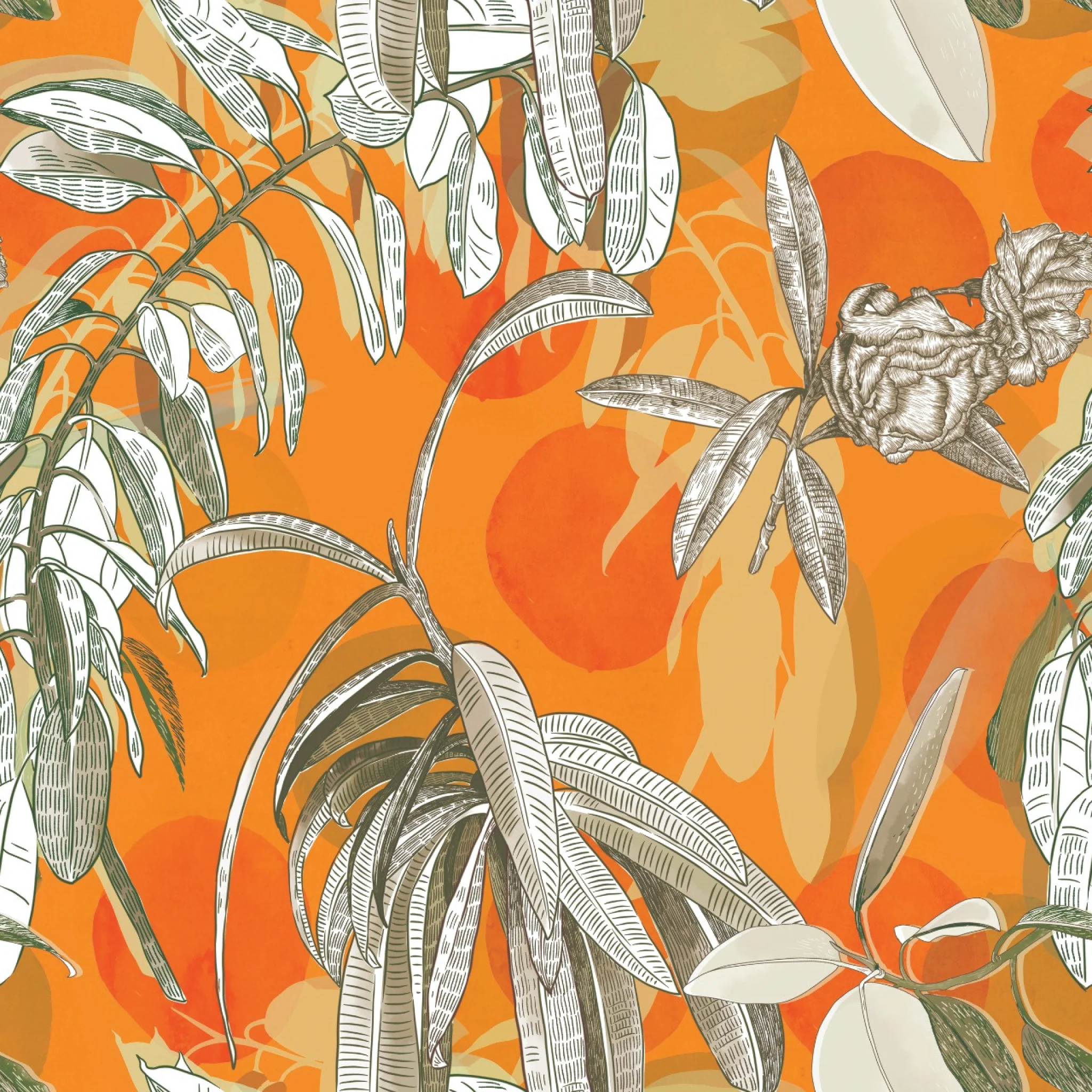 Outdoor Fabric Print Pillow 14 - Image 3