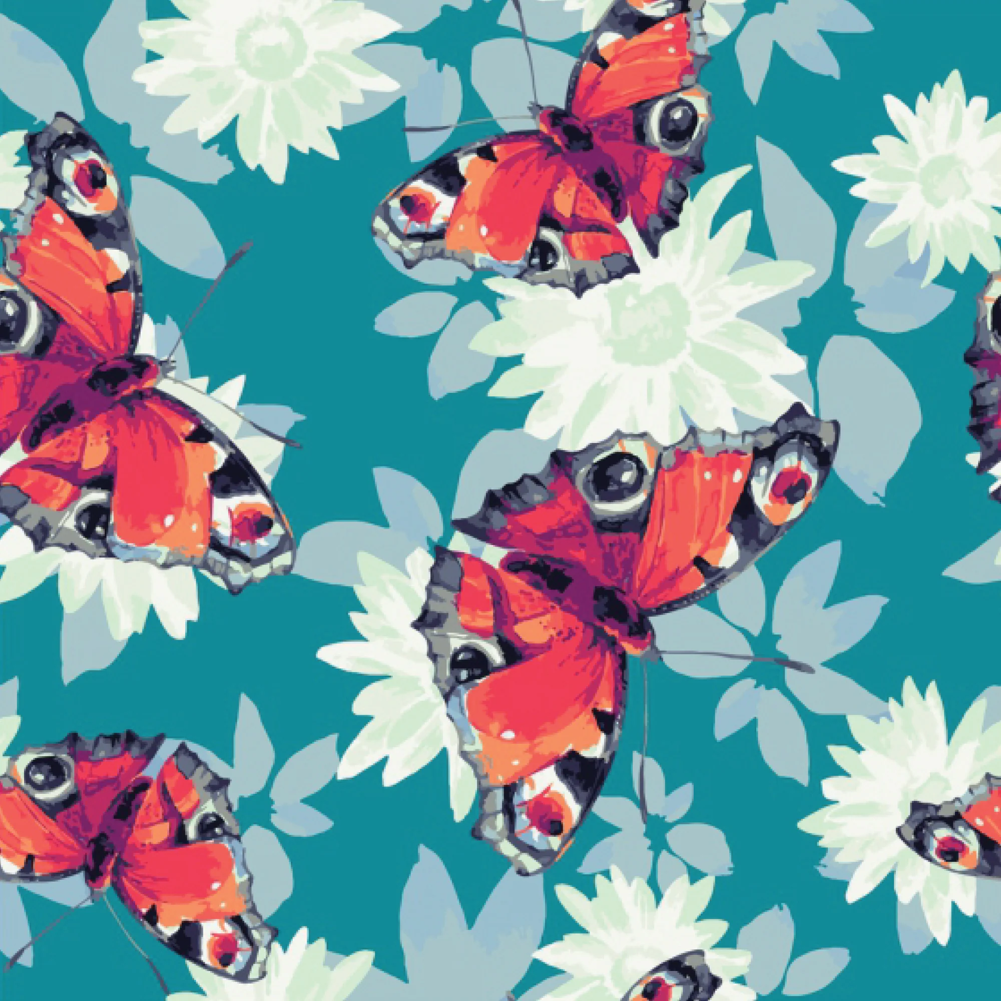Outdoor Fabric Print Pillow 23 - Image 3