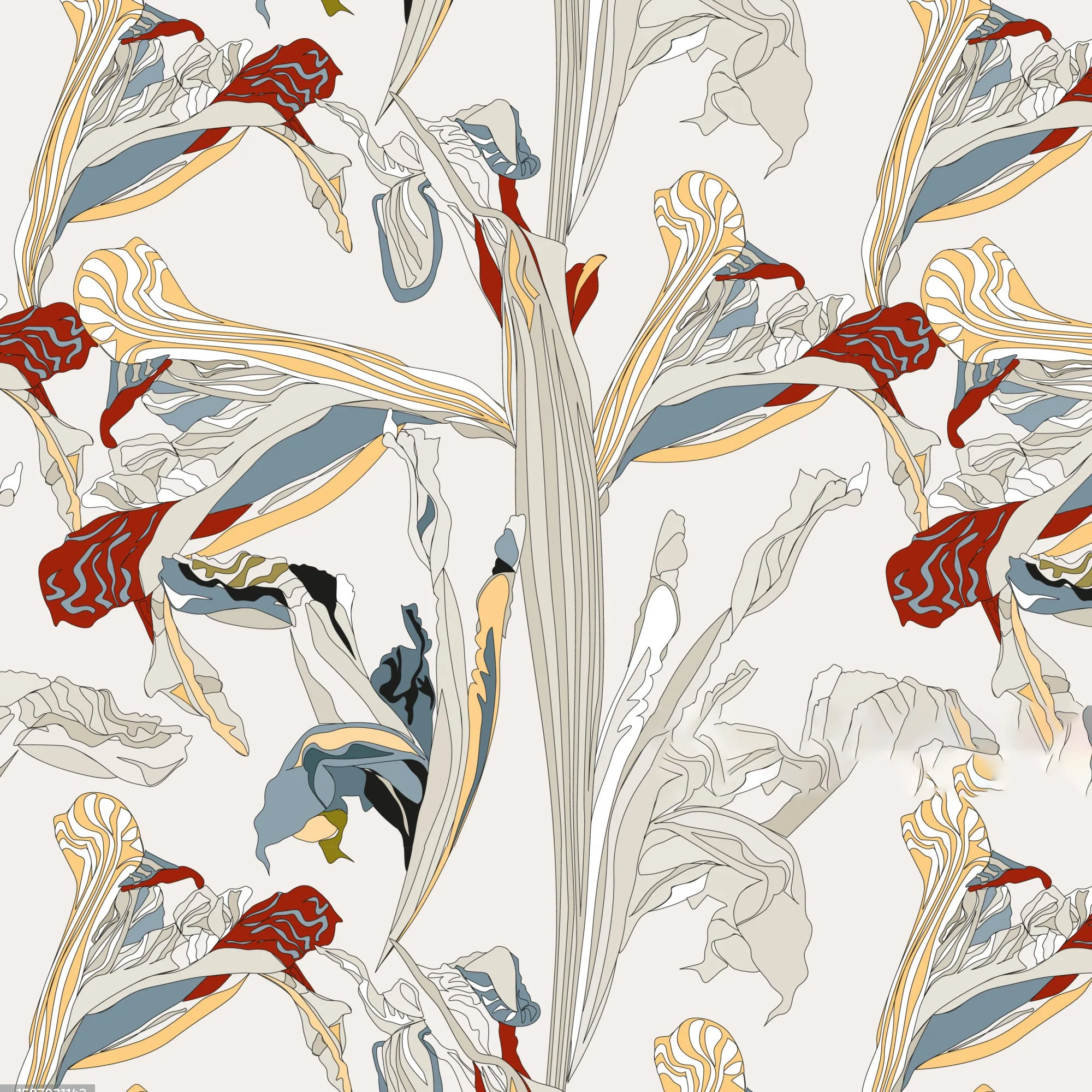 Outdoor Fabric Print Pillow 41 - Image 3