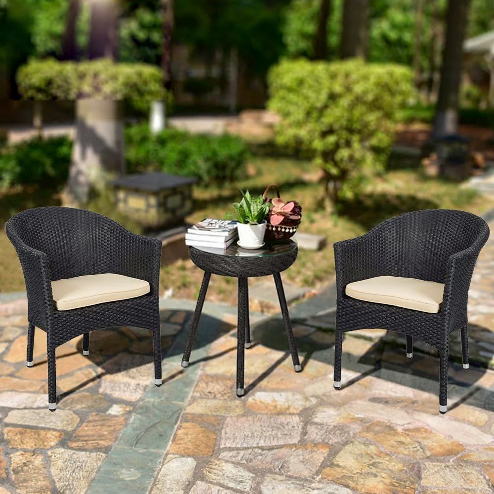 Perlita Outdoor Patio Seating Set 2 Chairs and 1 Table Set - Image 10