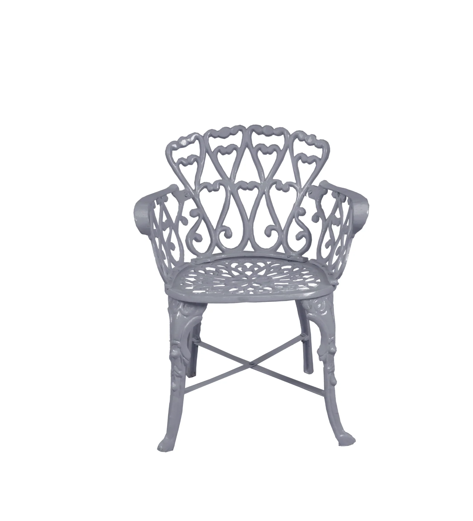 Poli Cast Aluminium Garden Patio Single Seater Chair - Image 6