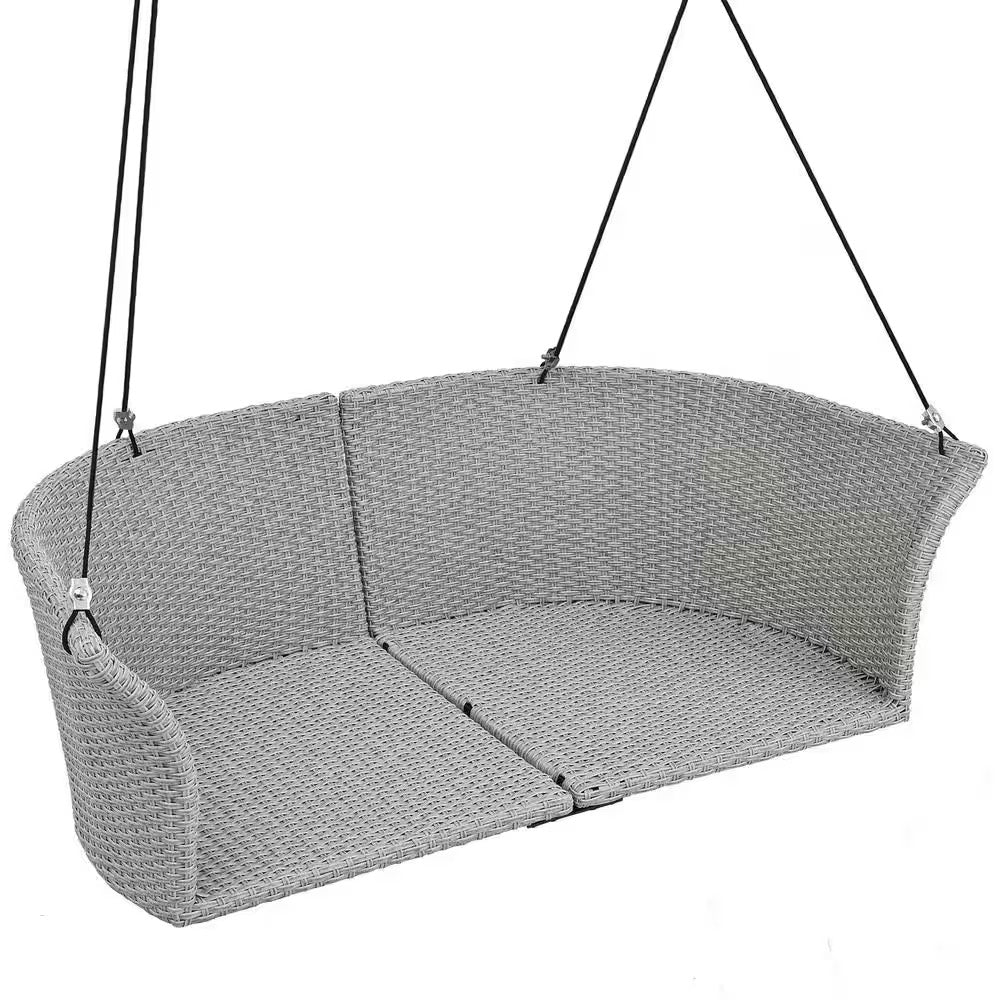 Portin Double Seater Hanging Swing Without Stand For Balcony , Garden Swing (Grey) - Image 4