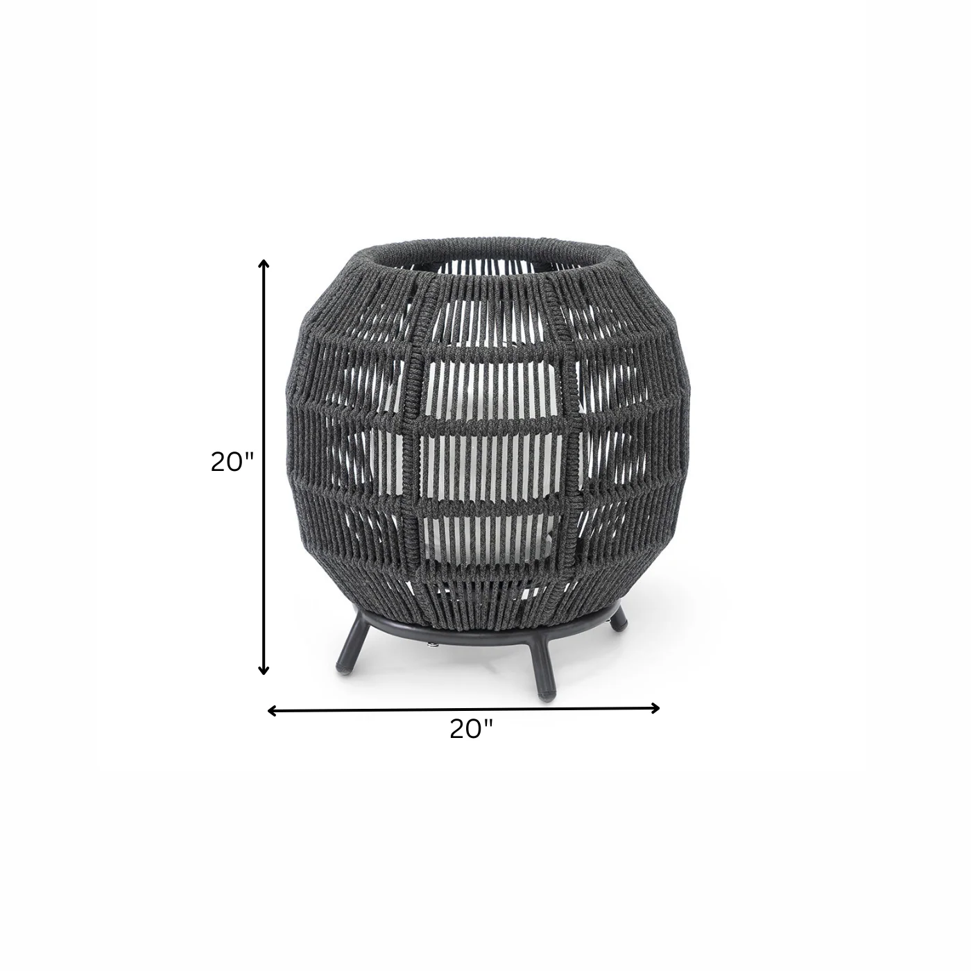 Protz Outdoor Rope Floor Lamp - Image 4
