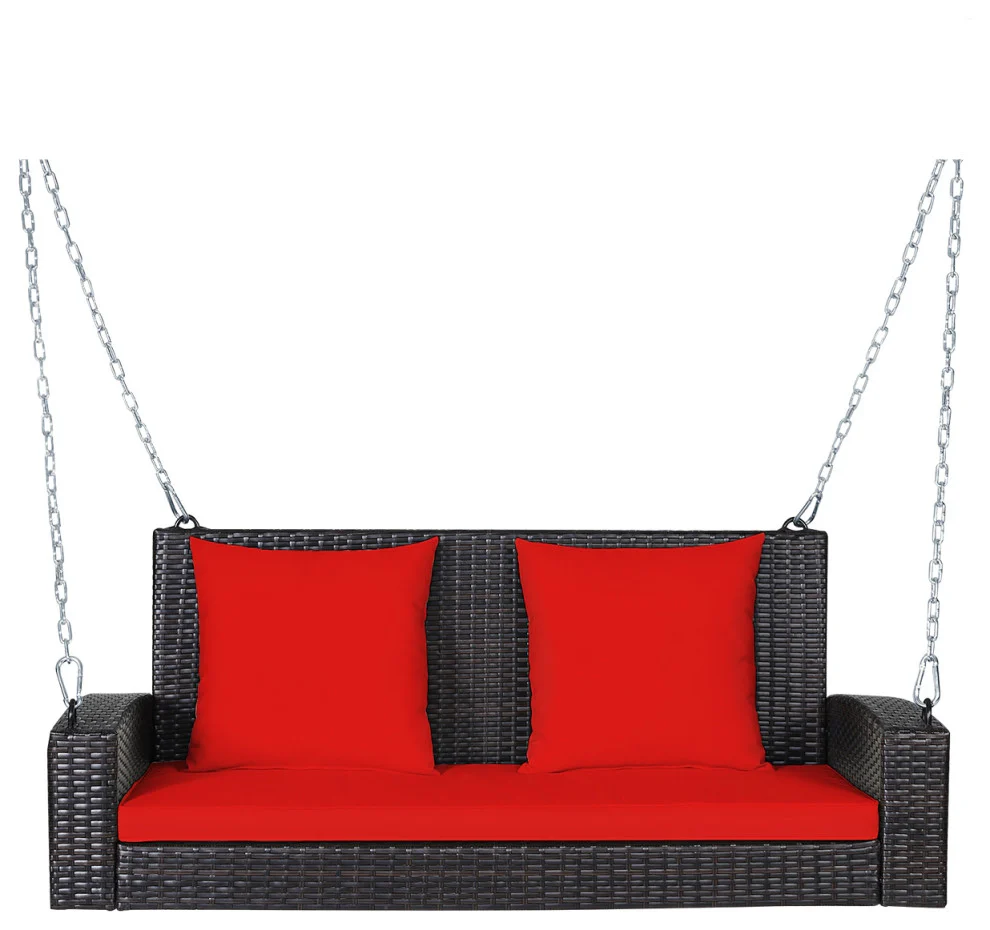 Robertina Double Seater Hanging Swing Without Stand For Balcony, Garden Swing (Dark Brown) - Image 8