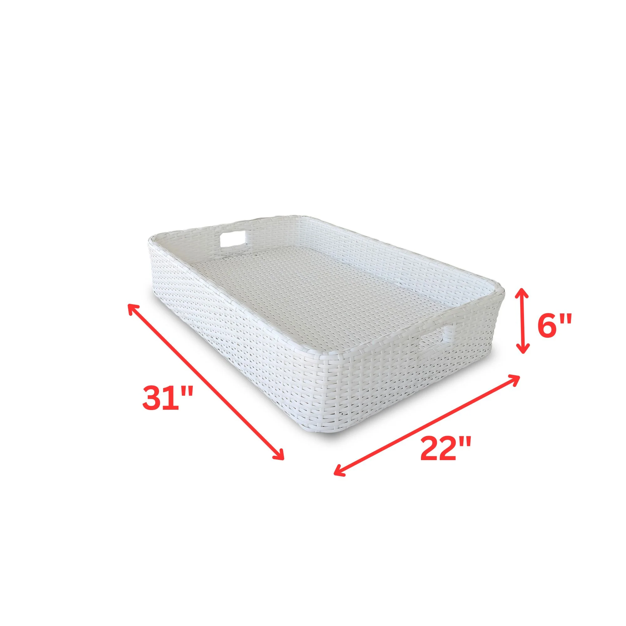 Rocío Luxury Floating Serving Tray For Swimming Pool - White( Rectangle ) - Image 5