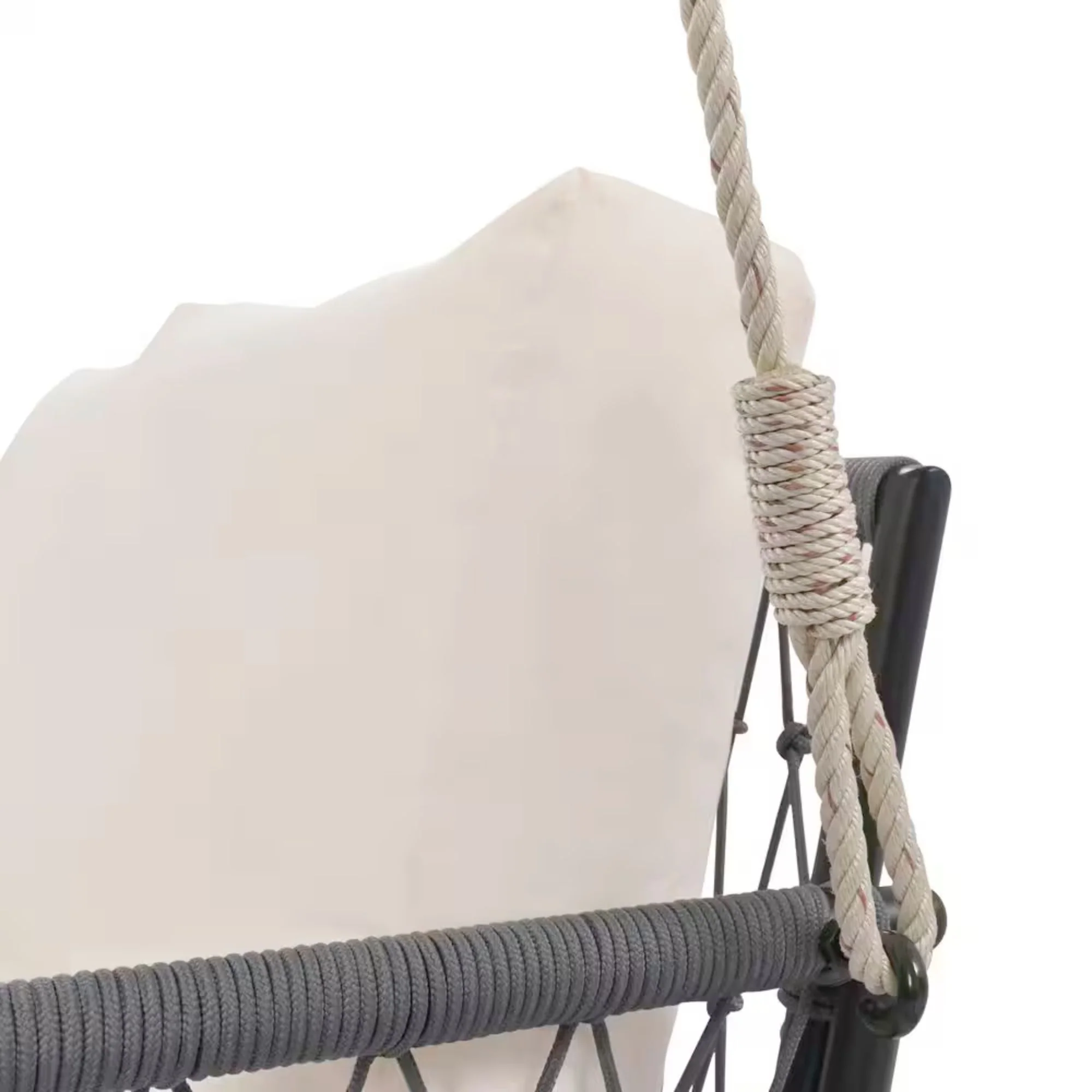 Rosario Double Seater Hanging Swing Without Stand For Balcony, Garden Swing Braided & Rope - Image 5