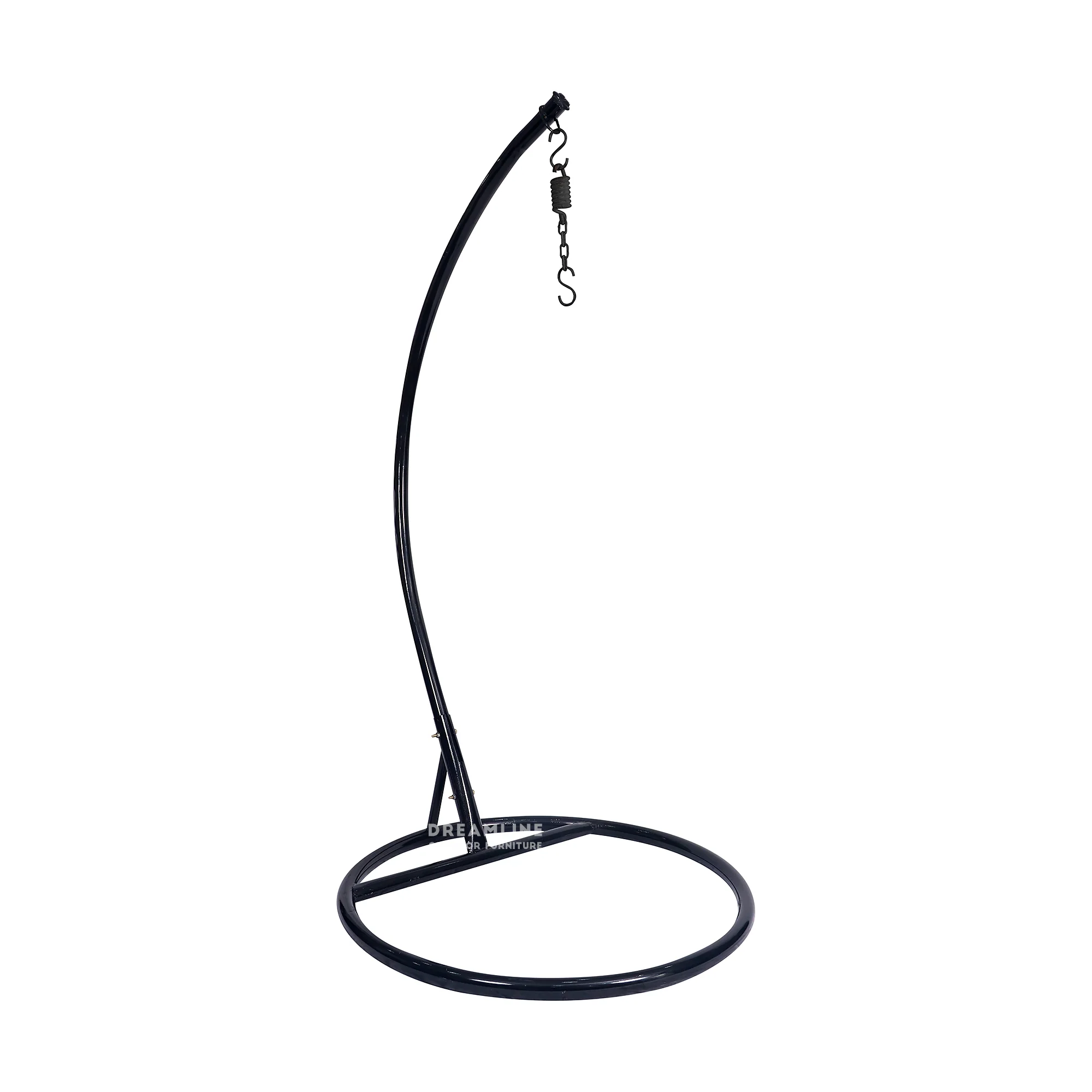 Piro Single Seater Hanging Swing With Stand For Balcony , Garden Swing (Dark Brown) - Image 6