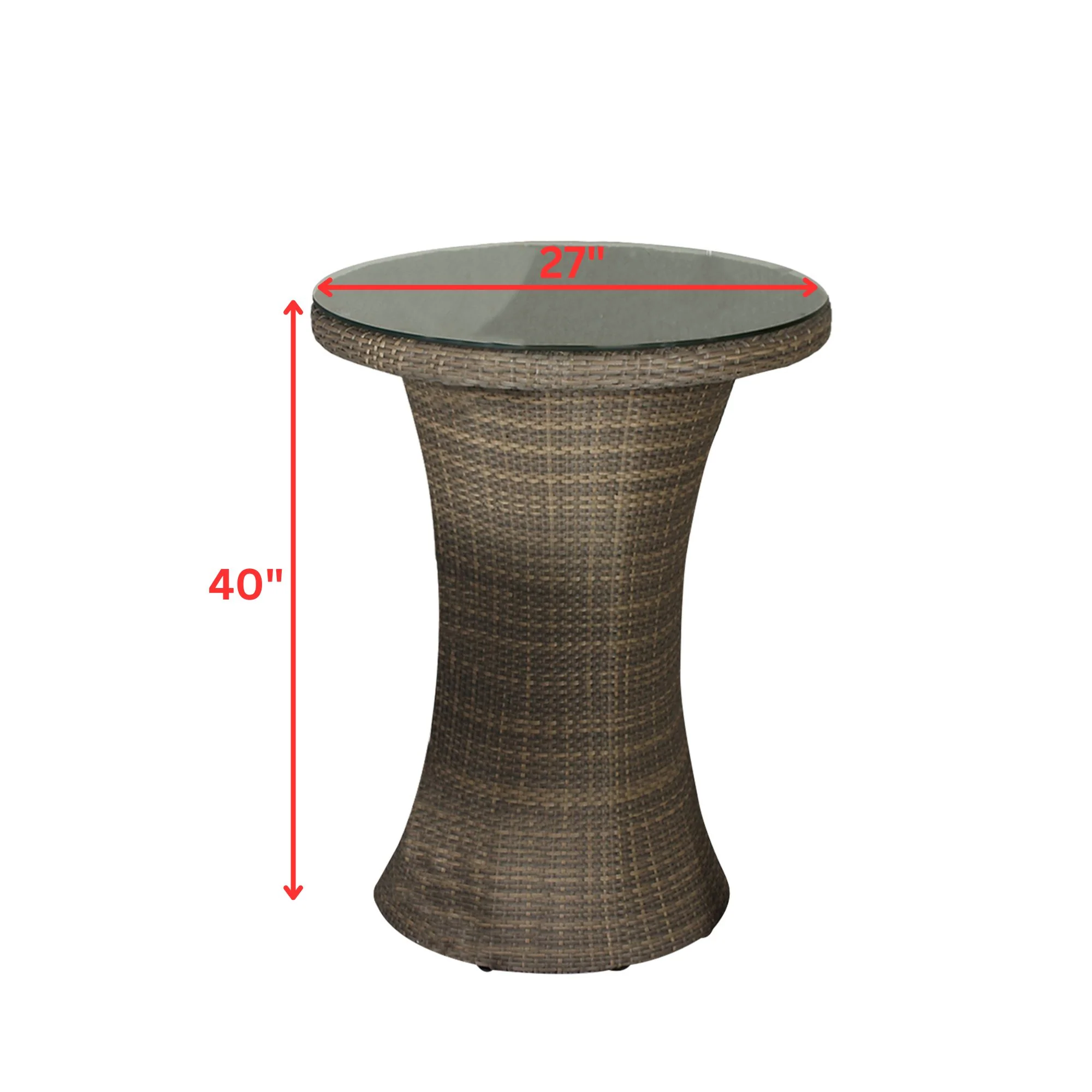 Stein Outdoor Patio Bar Sets 4 Stools and 1 Table (Capicano) - Image 6