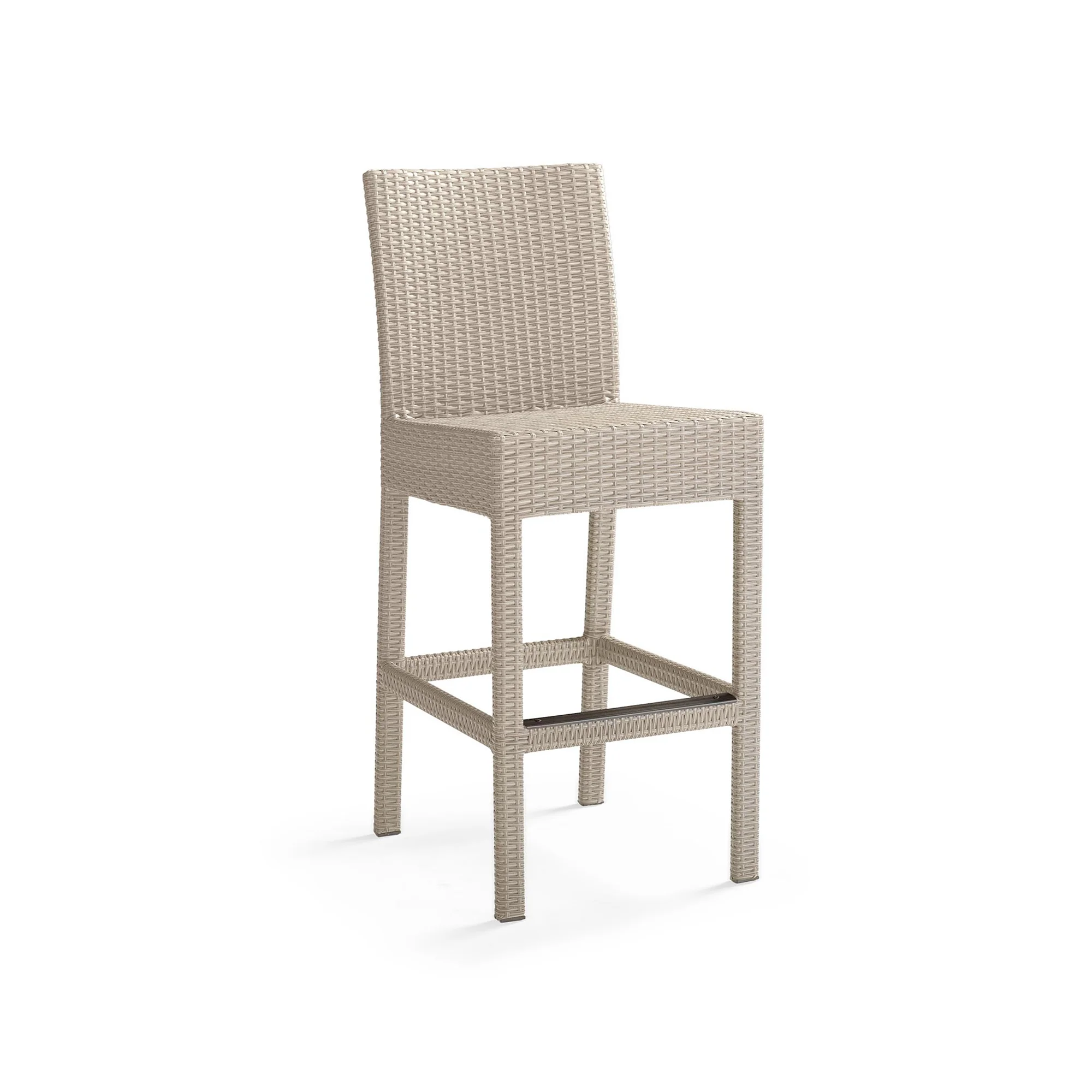 Warin Outdoor Patio Bar Sets 4 Chairs And 1 Table For Balcony (Grey) - Image 5
